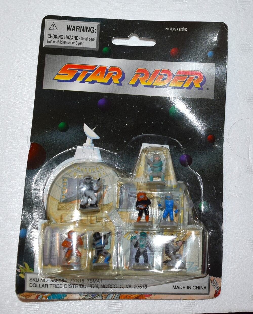 Vintage 1996 Soma Star Rider 8 Mini Figure Set (2)
